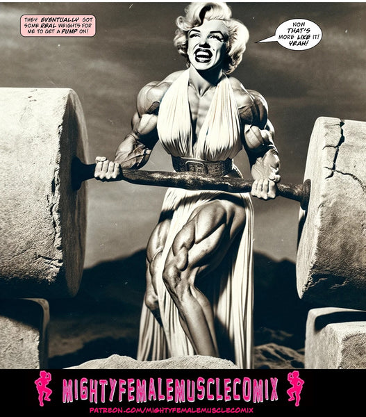 Marilyn Mon-Swole Muscle Goddess