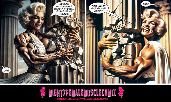 Marilyn Mon-Swole Muscle Goddess