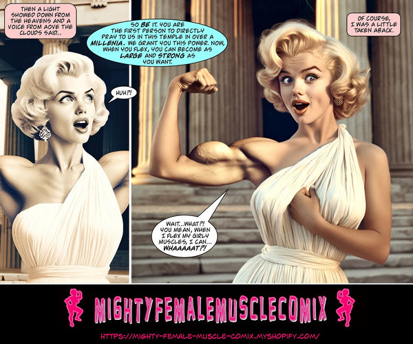 Marilyn Mon-Swole Muscle Goddess