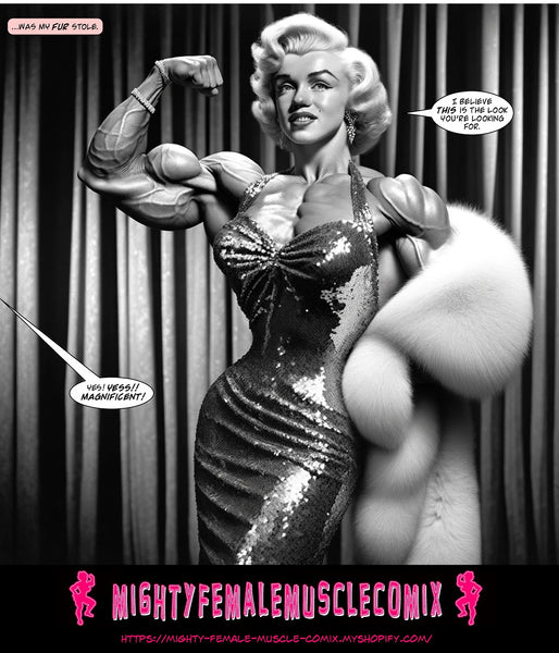 Marilyn Mon-Swole Muscle Goddess