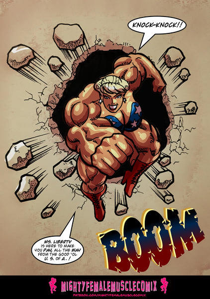 Ms. Liberty American Woman