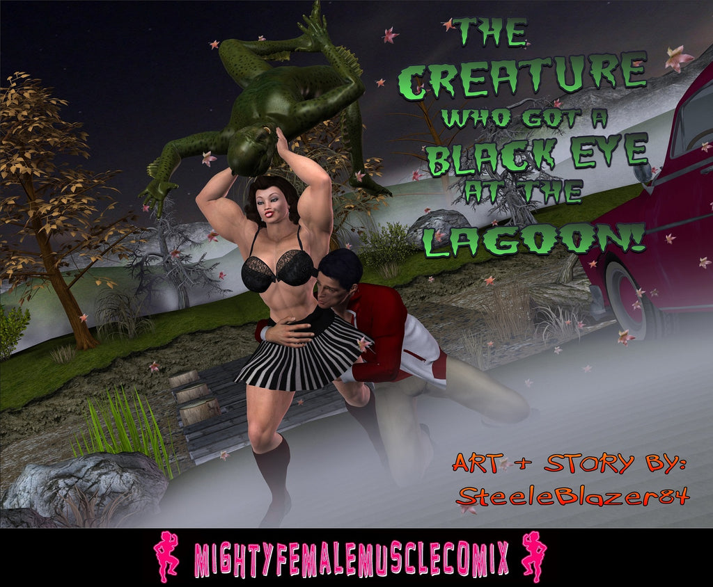 The Creature Who Got a Black Eye at the Lagoon!