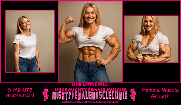 One Little Pill, Huge Mighty Female Muscles (Movie)