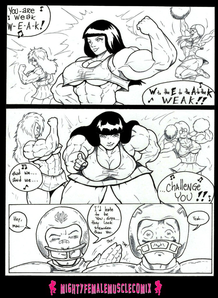 Muscle Powder Puff Powder Puffs Remade – Mighty Female Muscle Comix